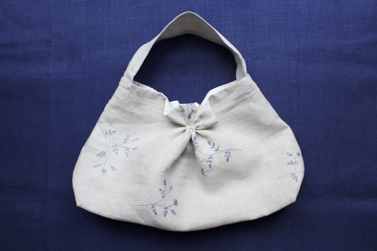 ワンポイントギャザーのスモールバッグ  セット